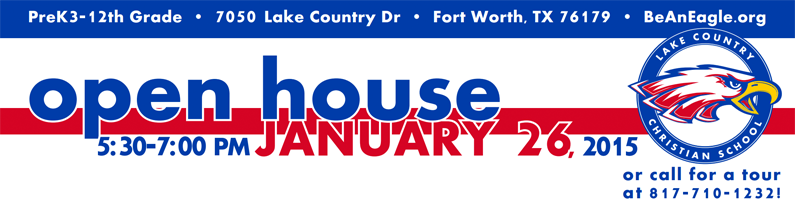 Open House – January 26, 2015