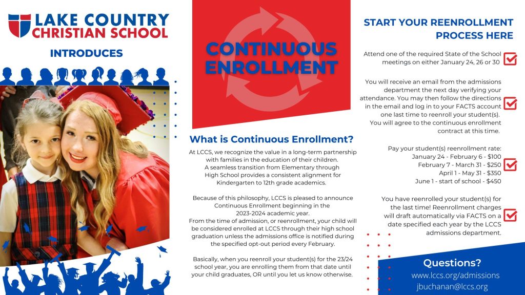 Continuous Enrollment Flyer