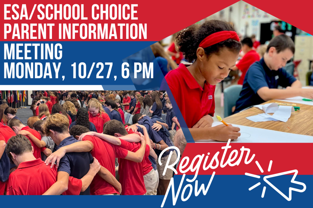 ESA/School Choice Parent Information Meeting at LCCS on Oct. 27 at 6 PM